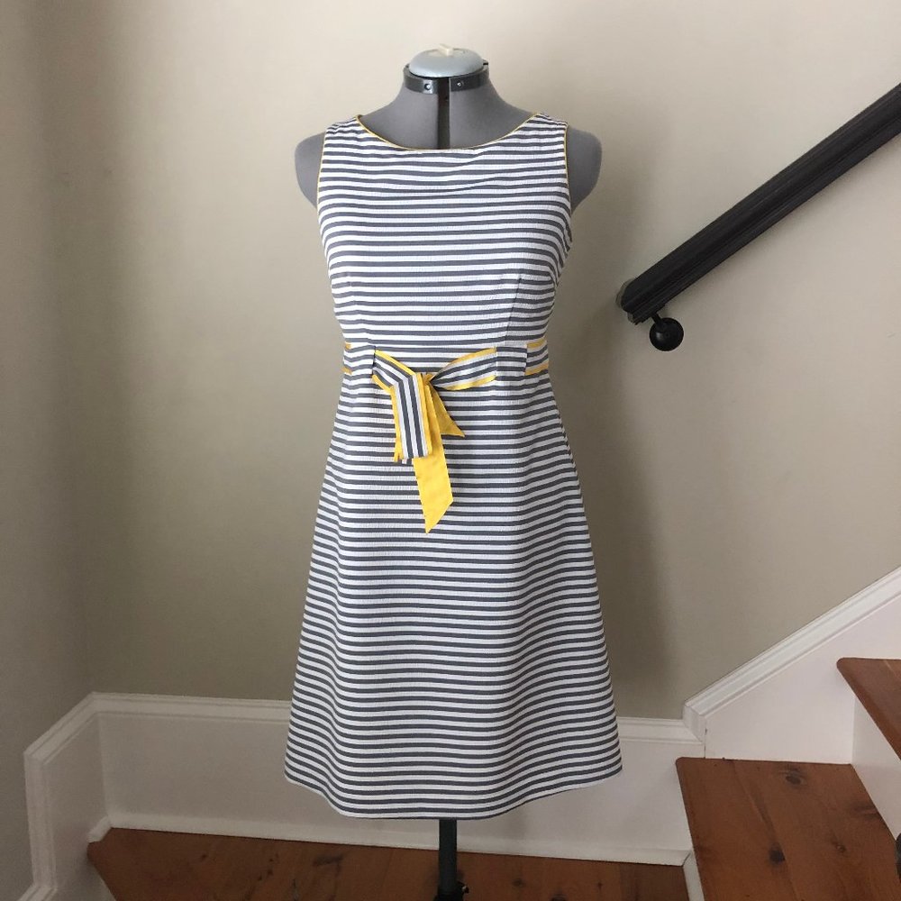 Kim Rogers Fit & Flare Seersucker Dress